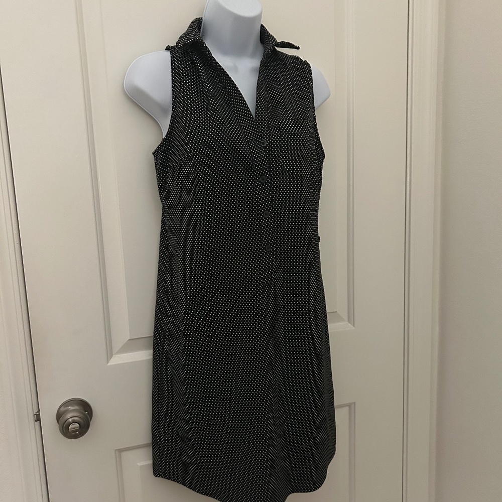 The Limited Black white dotted Shirt-Dress - Size XS